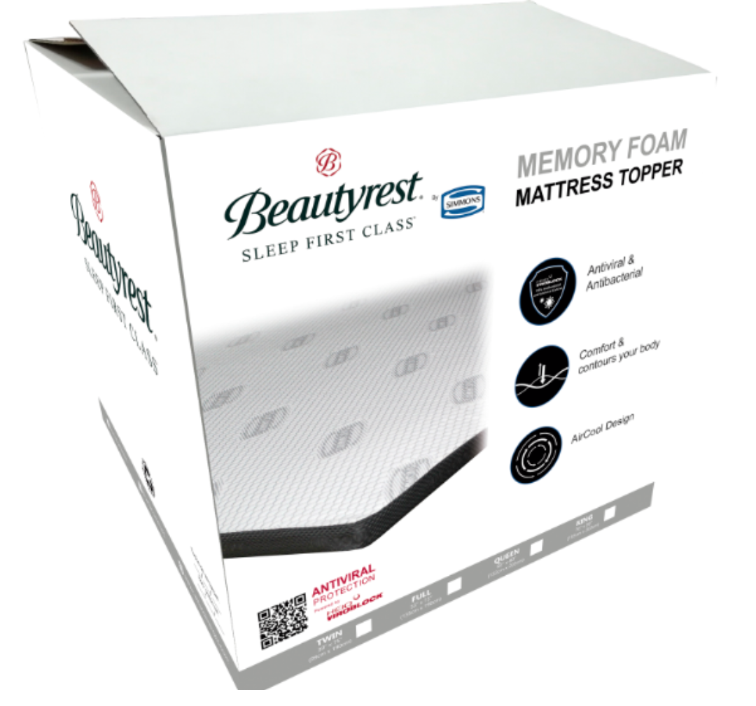 BR TOPPER VISCOELASTICA MEMORY FOAM GEL TOUCH